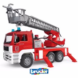 משאית כיבוי אש +סירנה Bruder MAN TGA